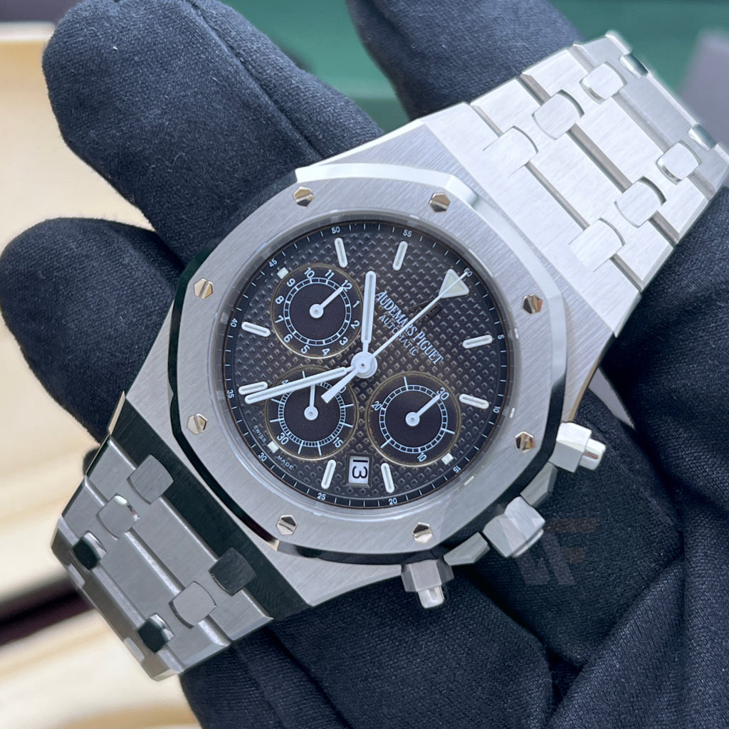 Audemars Piguet Royal Oak Chrono 25860St Microtapisserie Blu Tropical