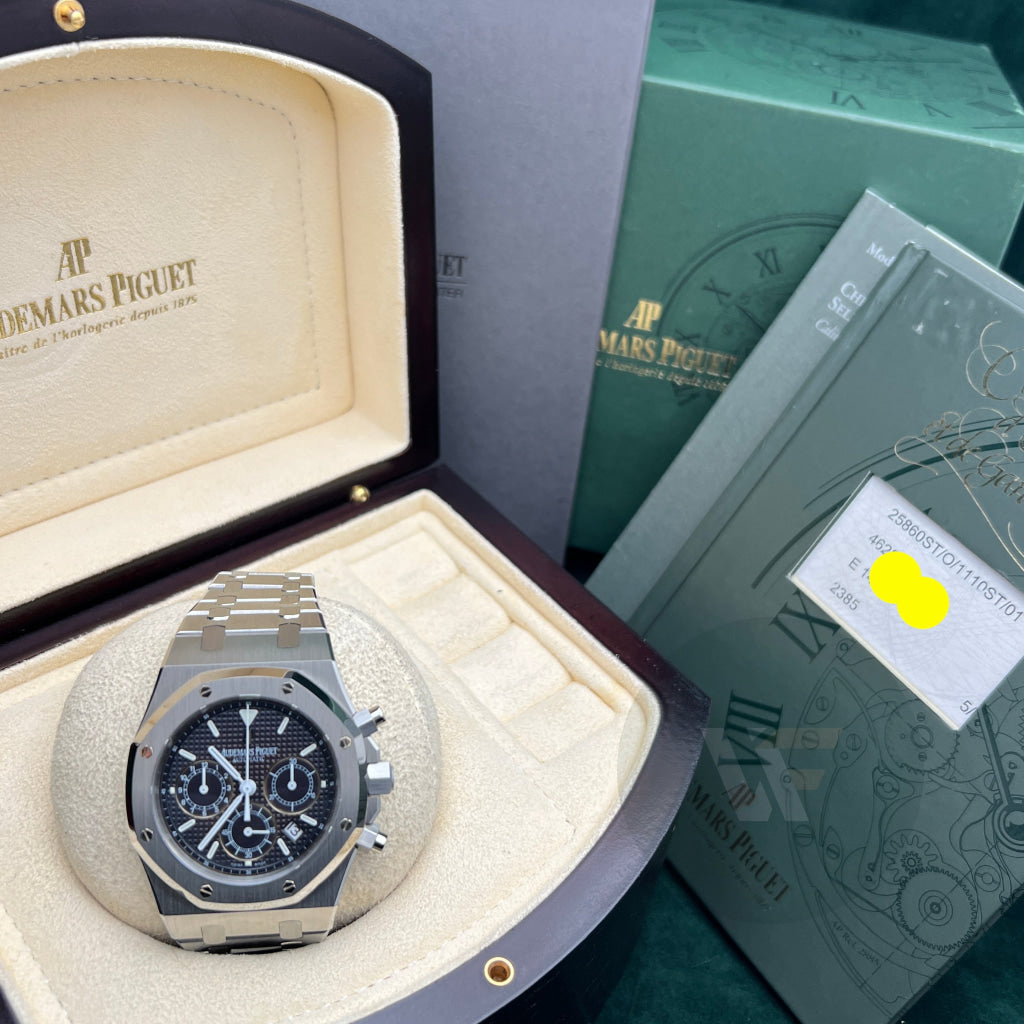 Audemars Piguet Royal Oak Chrono 25860St Microtapisserie Blu Tropical