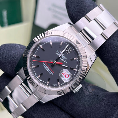 Rolex Datejust 116264 Turn O Graph Nero Oyster