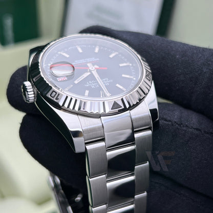 Rolex Datejust 116264 Turn O Graph Nero Oyster