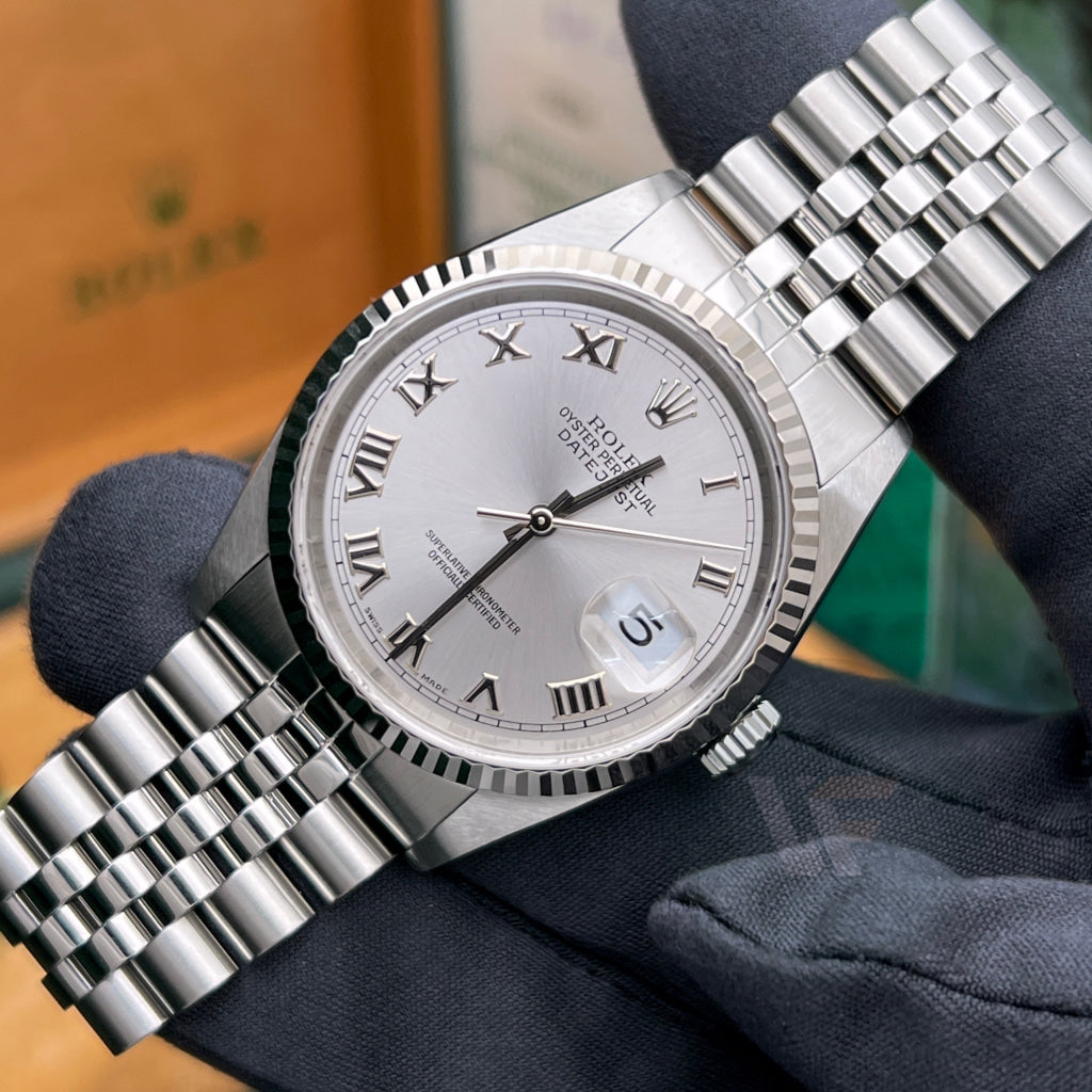 Rolex Datejust 16234 Jubilee Grigio Romani