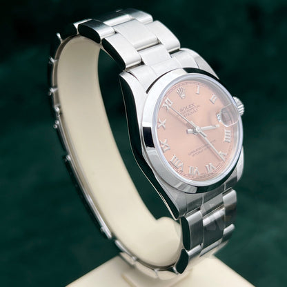 Rolex Datejust 78240 Oyster Rosa Romani 31 Mm