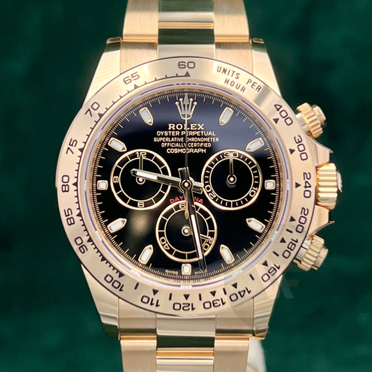 Rolex Daytona 116508 Oro Giallo Nero