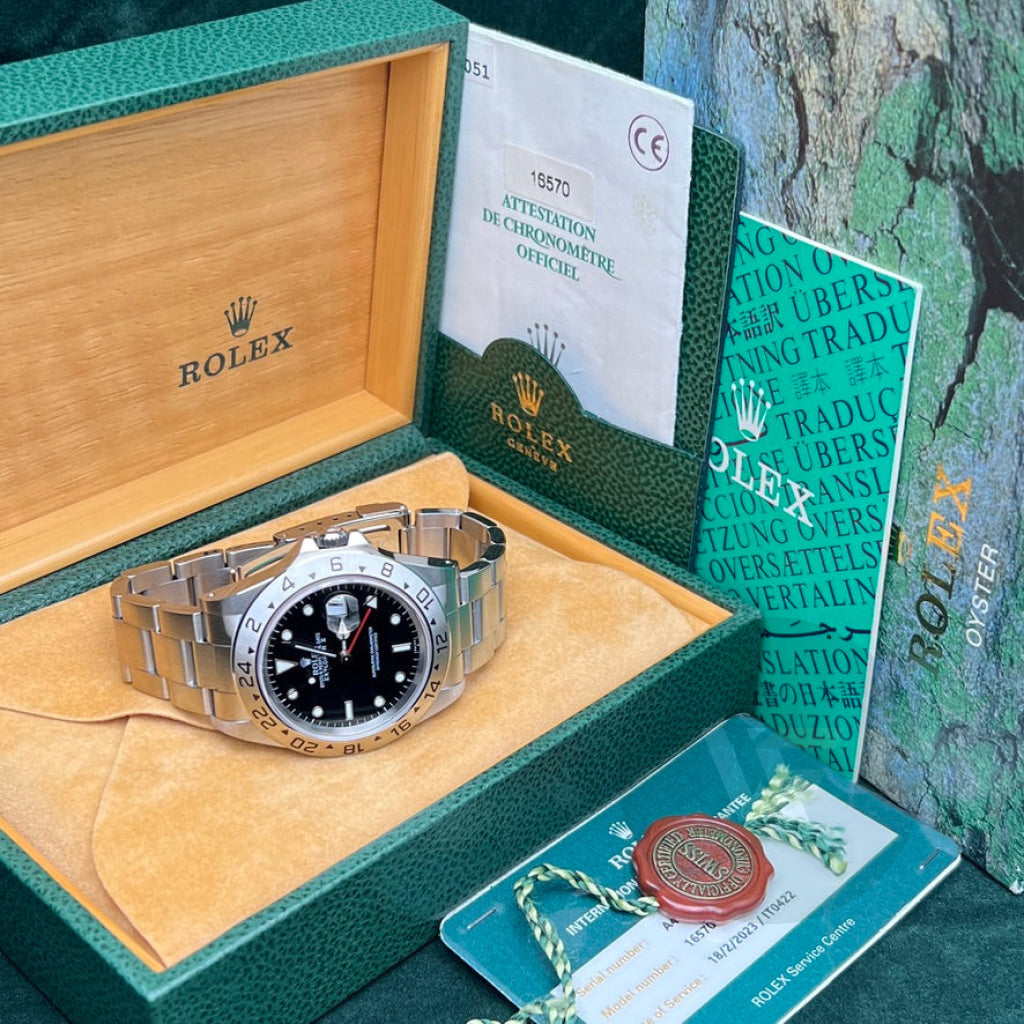 Rolex Explorer Ii 16570 Nero Swiss Only 1999