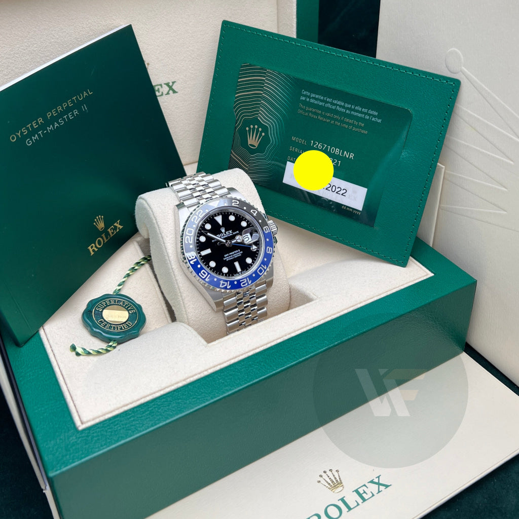 Rolex Gmt Master Ii 126710Blnr Batman Jubilee 2022