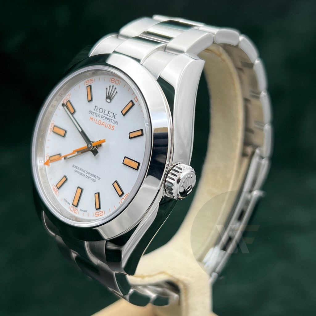 Rolex Milgauss 116400 Bianco Orologio