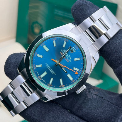 Rolex Milgauss 116400Gv Blu Z 2022