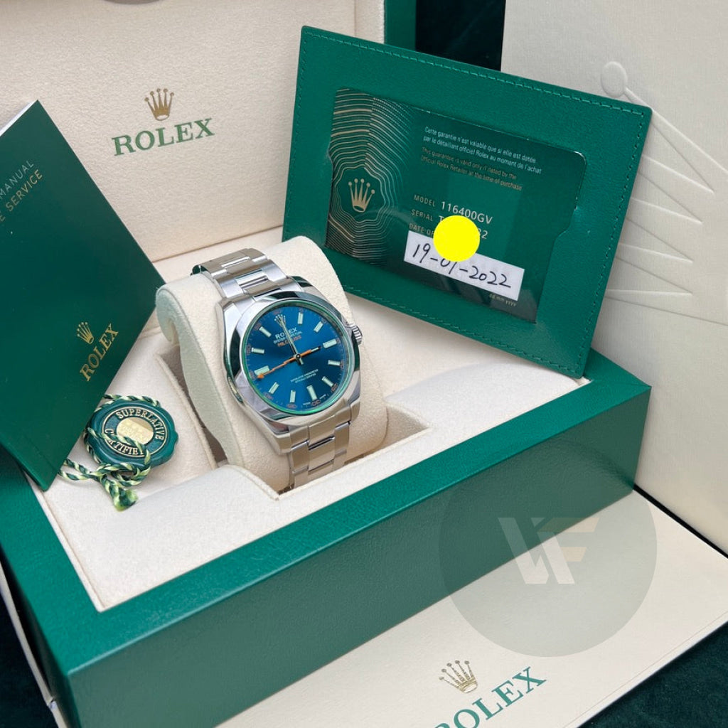 Rolex Milgauss 116400Gv Blu Z 2022