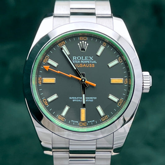 Rolex Milgauss 116400Gv Vetro Verde 2013