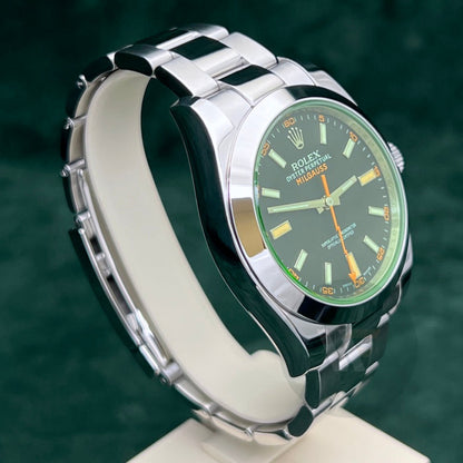 Rolex Milgauss 116400Gv Vetro Verde 2013