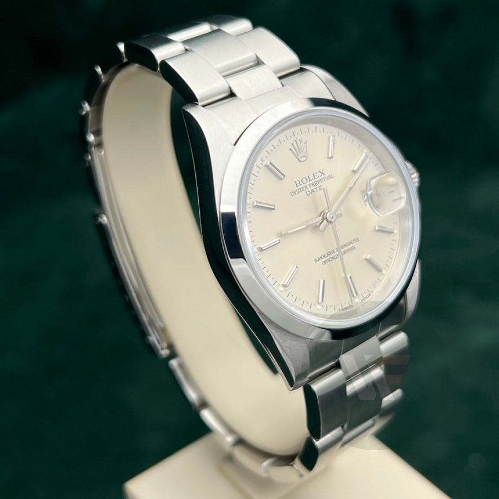 Rolex Oyster Perpetual Date 15200 Argento