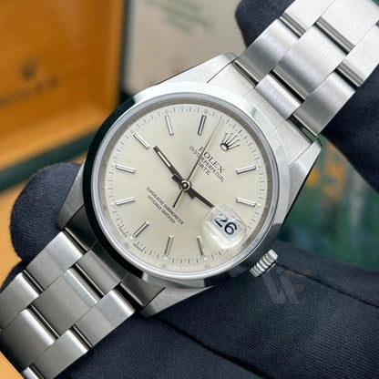 Rolex Oyster Perpetual Date 15200 Argento