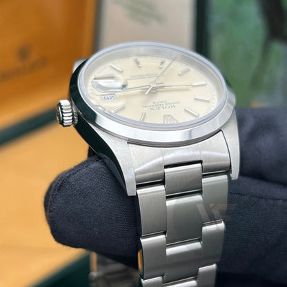 Rolex Oyster Perpetual Date 15200 Argento