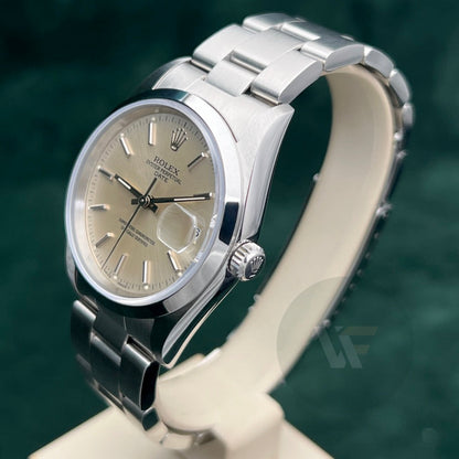 Rolex Oyster Perpetual Date 15200 Argento