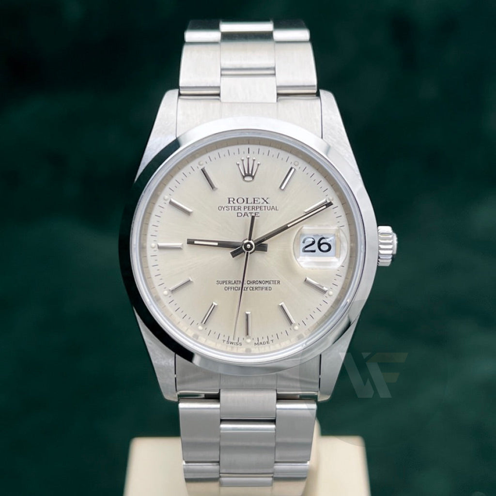 Rolex Oyster Perpetual Date 15200 Argento