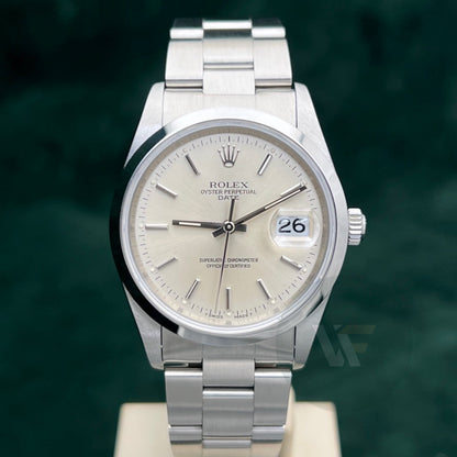 Rolex Oyster Perpetual Date 15200 Argento