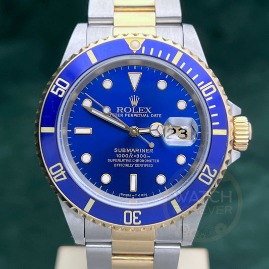 Rolex Submariner Date 16613 Blu W5
